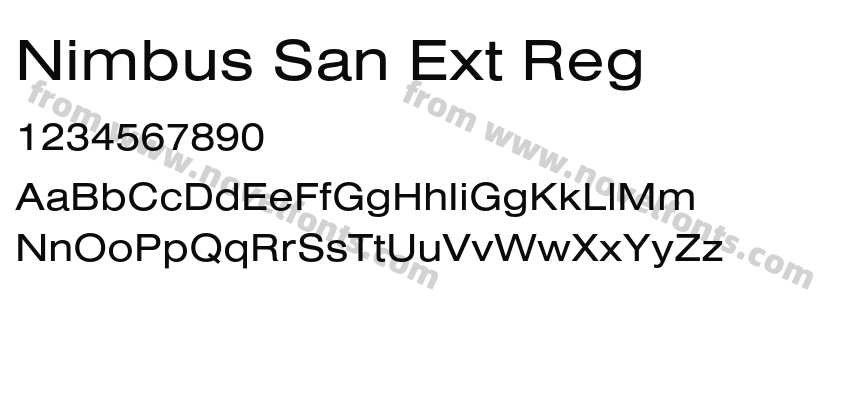 Nimbus San Ext RegPreview