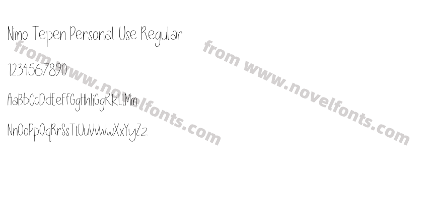 Nimo Tepen Personal Use RegularPreview