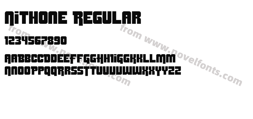 Nithone RegularPreview