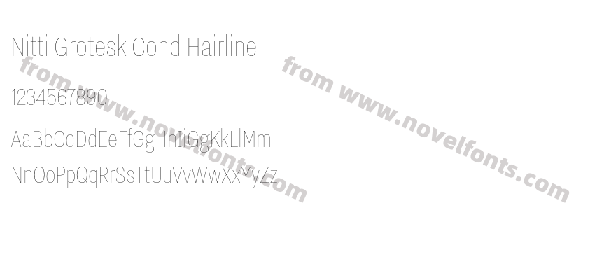 Nitti Grotesk Cond HairlinePreview