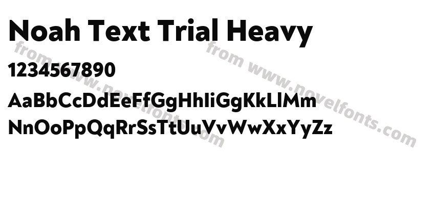Noah Text Trial HeavyPreview
