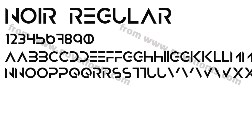 Noir RegularPreview