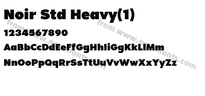 Noir Std HeavyPreview