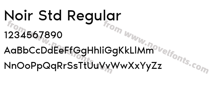 Noir Std RegularPreview