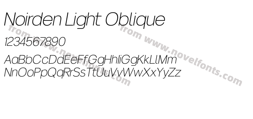 Noirden Light ObliquePreview