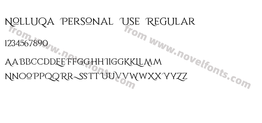 Nolluqa Personal Use RegularPreview