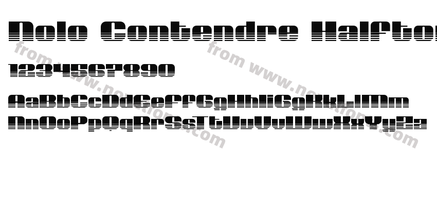 Nolo Contendre HalftonePreview