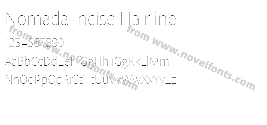 Nomada Incise HairlinePreview