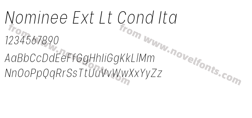 Nominee Ext Lt Cond ItaPreview