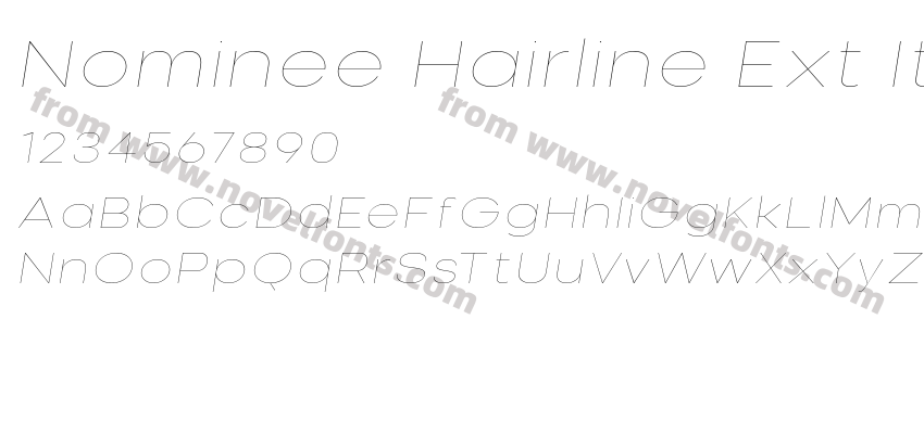 Nominee Hairline Ext ItaPreview