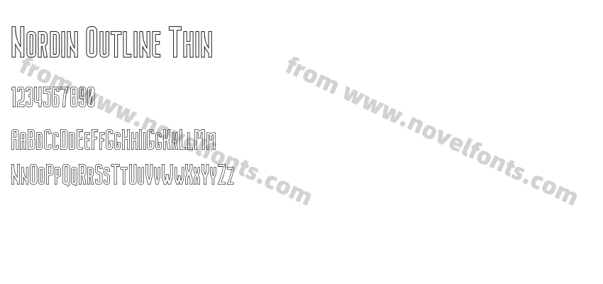 Nordin Outline ThinPreview