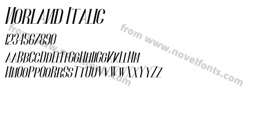 Norland ItalicPreview