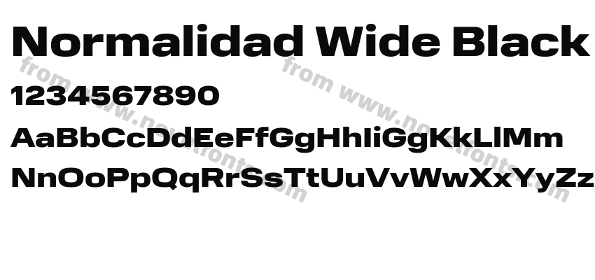 Normalidad Wide BlackPreview