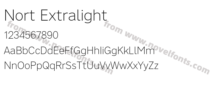 Nort ExtralightPreview