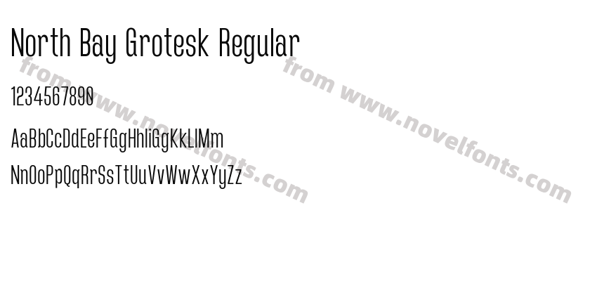 North Bay Grotesk RegularPreview