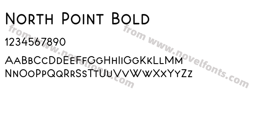 North Point BoldPreview