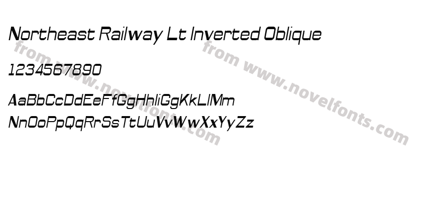 Northeast Railway Lt Inverted ObliquePreview