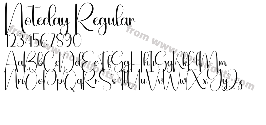 Noteday RegularPreview