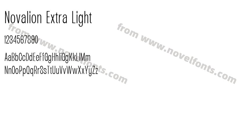 Novalion Extra LightPreview