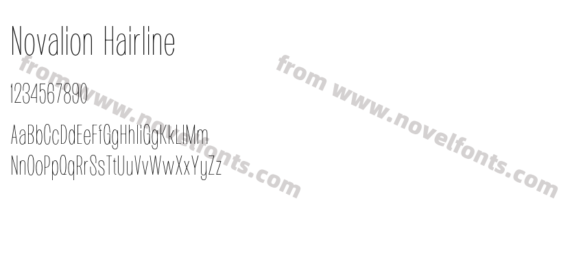 Novalion HairlinePreview