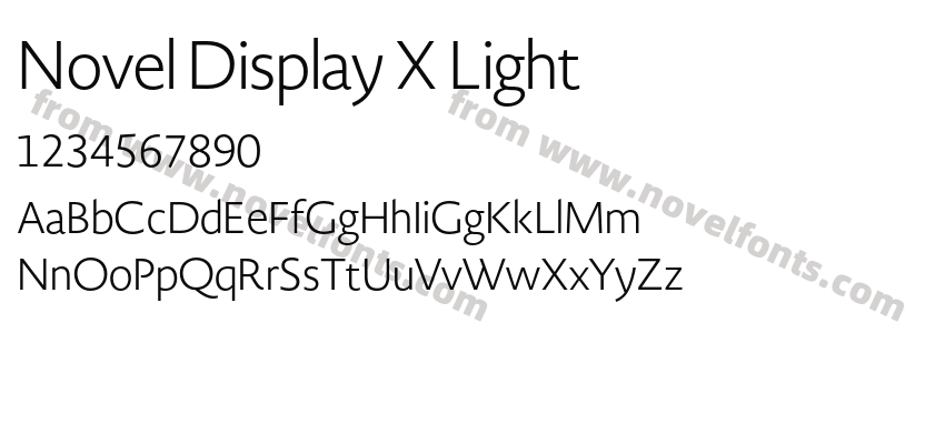 Novel Display X LightPreview