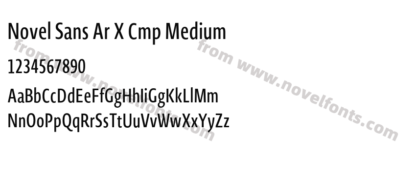 Novel Sans Ar X Cmp MediumPreview