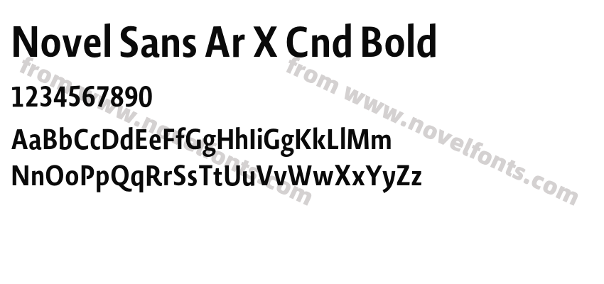 Novel Sans Ar X Cnd BoldPreview