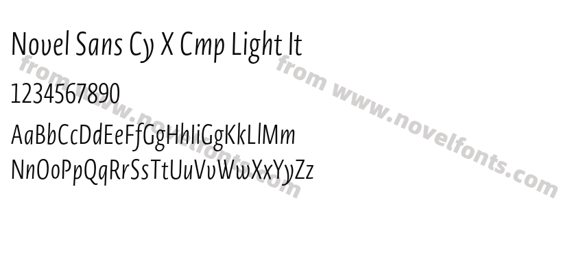 Novel Sans Cy X Cmp Light ItPreview
