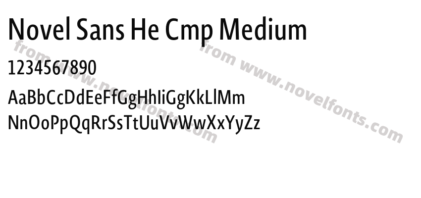 Novel Sans He Cmp MediumPreview