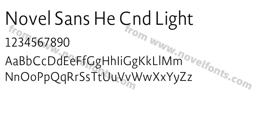 Novel Sans He Cnd LightPreview