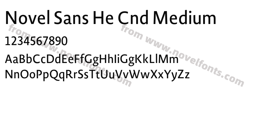 Novel Sans He Cnd MediumPreview