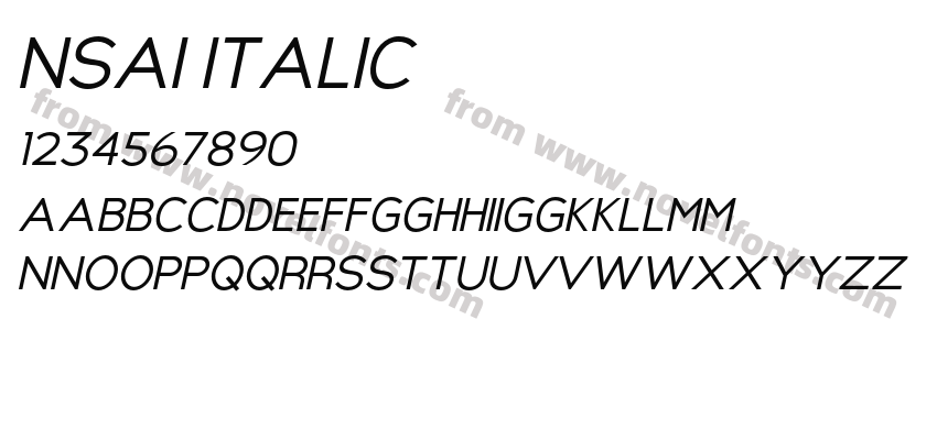 Nsai ItalicPreview