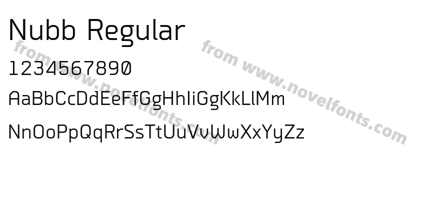Nubb RegularPreview