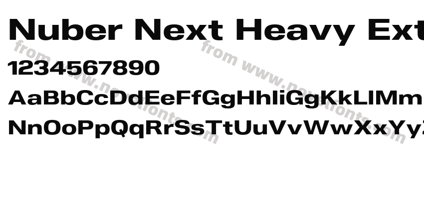 Nuber Next Heavy ExtendedPreview
