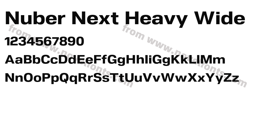 Nuber Next Heavy WidePreview