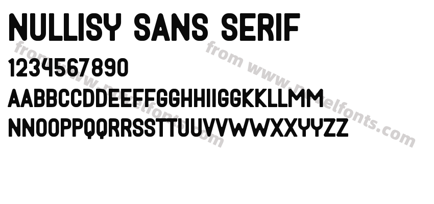 Nullisy Sans SerifPreview