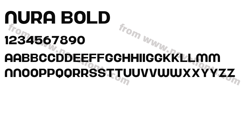 Nura BoldPreview