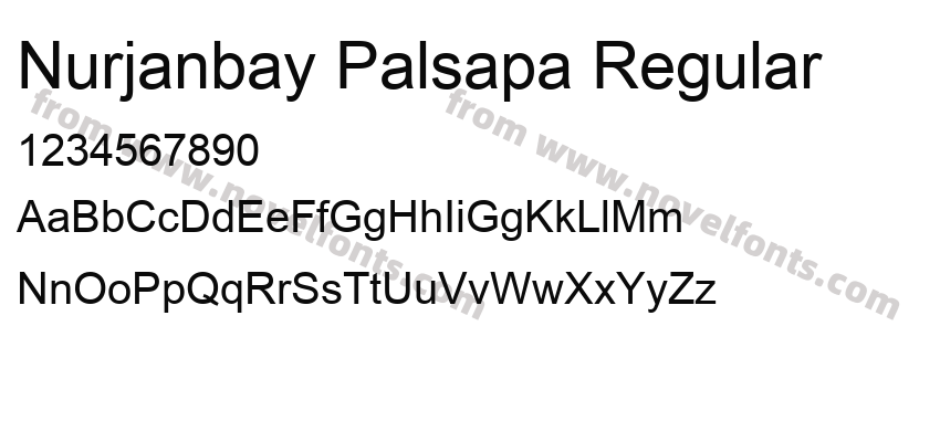 Nurjanbay Palsapa RegularPreview