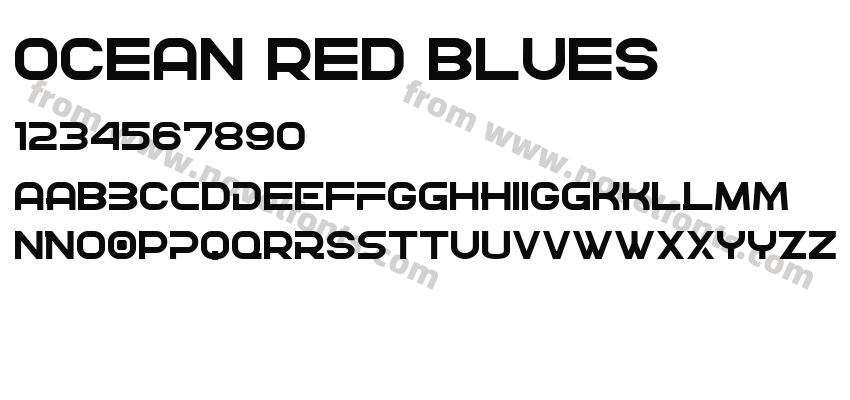 OCEAN RED BLUESPreview