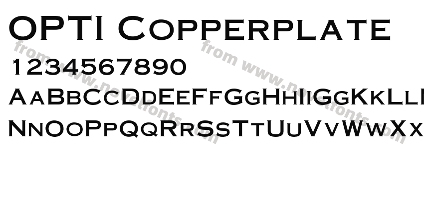 OPTI CopperplatePreview