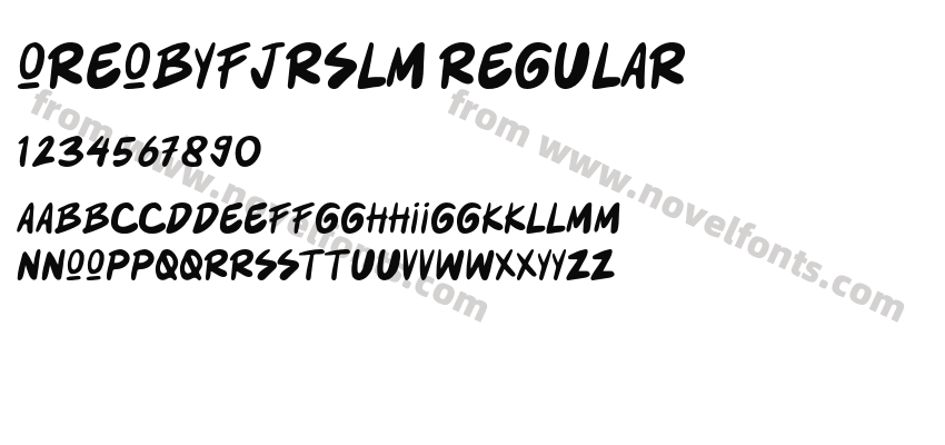 OREOBYFJRSLM RegularPreview