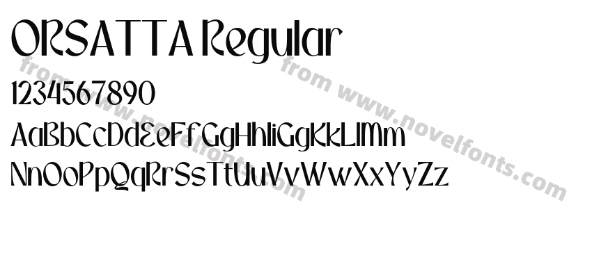 ORSATTA RegularPreview