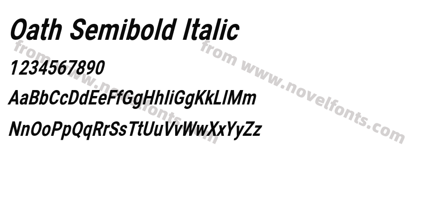 Oath Semibold ItalicPreview