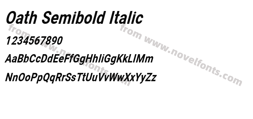 Oath Semibold ItalicPreview