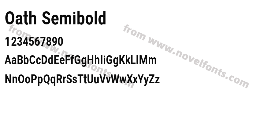 Oath SemiboldPreview