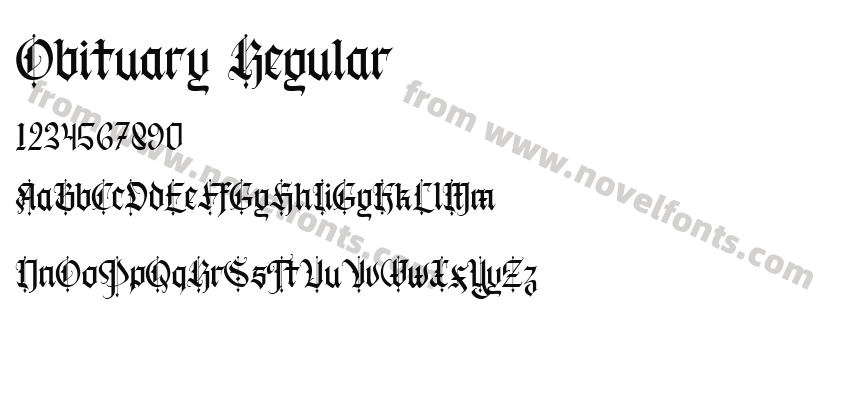 Obituary RegularPreview