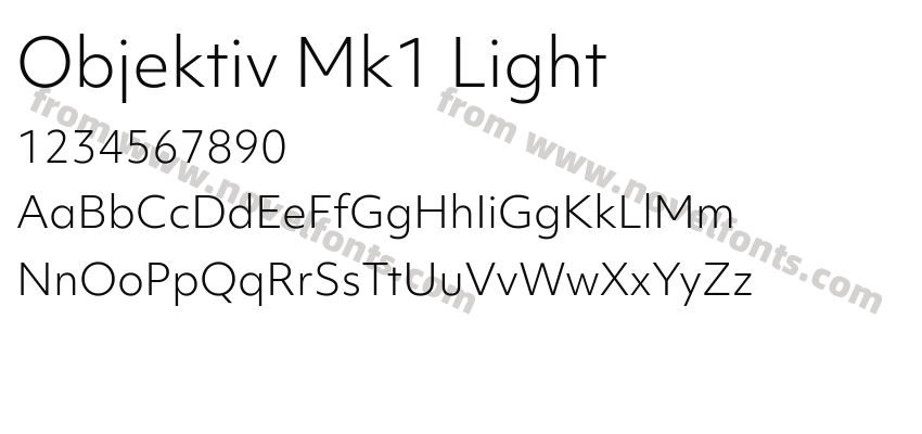 Objektiv Mk1 LightPreview