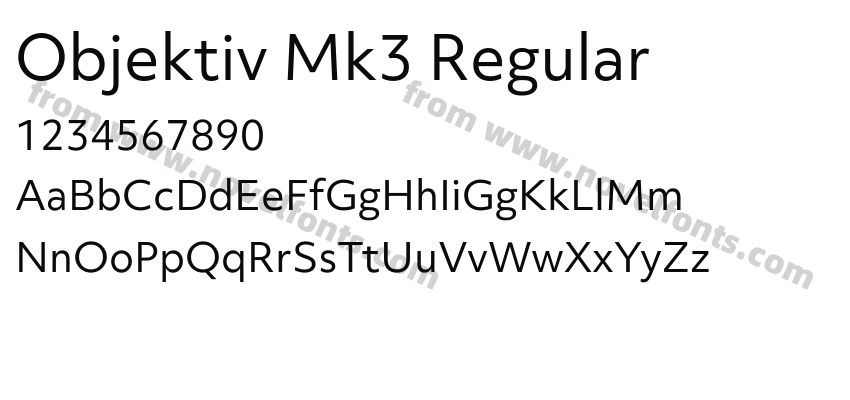 Objektiv Mk3 RegularPreview