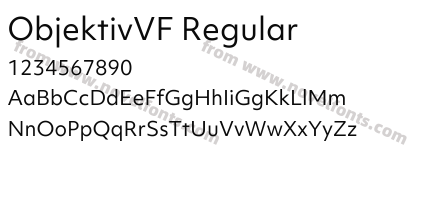 ObjektivVF RegularPreview