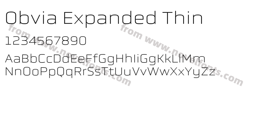 Obvia Expanded ThinPreview